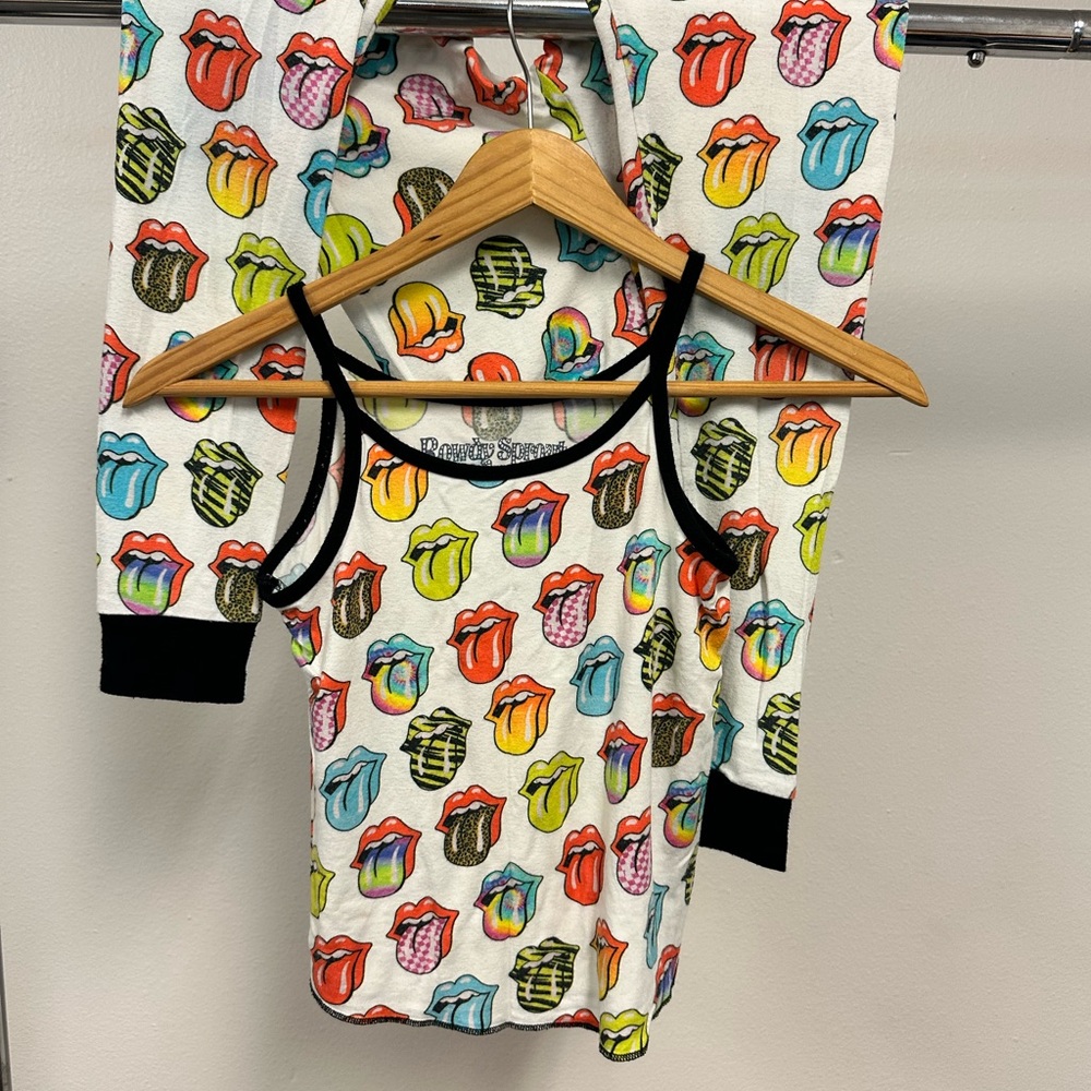 Rowdy Sprout Rolling Stones PJs - Picture 3 of 10